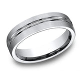 Cobalt Chrome 6mm Comfort Fit Wedding Band- Special Order Only
